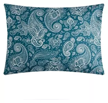 Наволочка экономь и Я 50х70 «Огурцы» цвет темно-синий, 120 гр/м2,100%хлопок,бязь