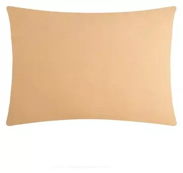 Наволочка этель 50х70, цвет бежевый, 100% хлопок, бязь 125г/м2