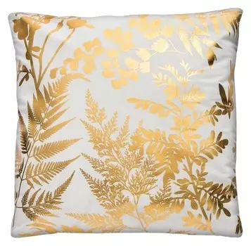 Наволочка декоративная этель "Гербарий" 42 х 42 см, велюр