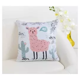 Наволочка декоративная этель "Лама" 40 х 40 см, 100% п/э