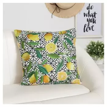 Наволочка декоративная этель «Лимоны», размер 40х40 см