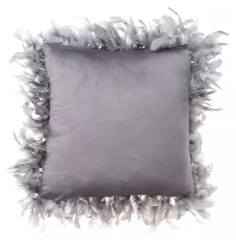 Наволочка декоративная этель «Роскошь», цвет серый, размер 40х40 см