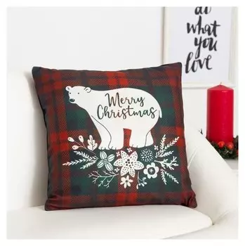 Наволочка декоративная Christmas, размер 40х40 см