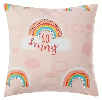 Наволочка декоративная "Этель" Rainbow, 40 х 40 см, 100% хлопок
