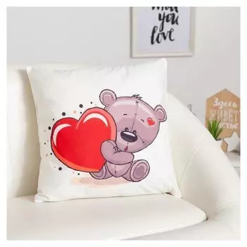 Наволочка декоративная «Любовь», размер 40х40 см