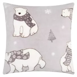 Наволочка "Этель" медведь, р-р 40х40 см, 100% п/э