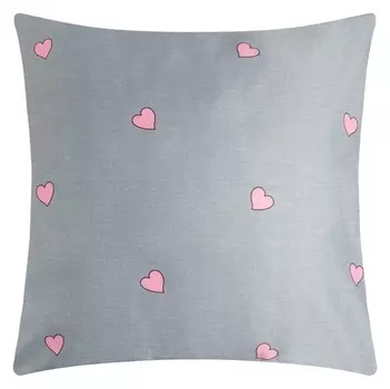 Наволочка Lovelife Love 70х70 см, 100% хлопок, сатин, 125г/м²