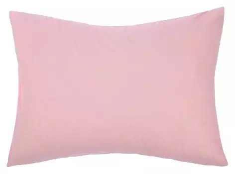 Наволочка розовый 70х70см, перкаль 115г/м хл100%