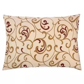 Наволочка вензель беж 50х70см, сатин 125г/м хл100%