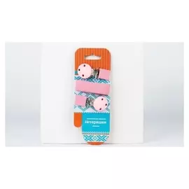 Нетеряшки-пуговка детские, цвет розовый