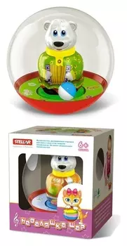 Неваляшка шар "Медведь митя"