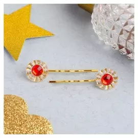 Невидимка для волос "Аленький цветочек" ромашка