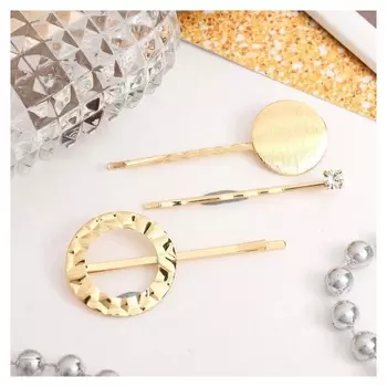 Невидимка для волос "Престиж" круги