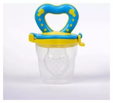 Ниблер с силиконовой сеточкой Basic, цвет голубой