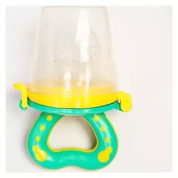 Ниблер с силиконовой сеточкой Basic, цвет зелёный