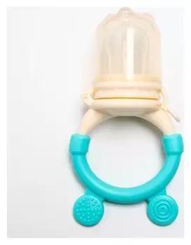 Ниблер "Ушки", с силиконовой сеточкой, цвет зеленый