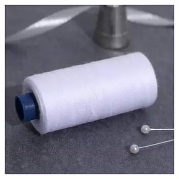 Нитки 40/2, 366 м, цвет белый