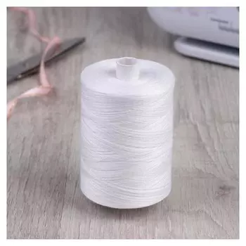 Нитки 45лл, 2500 м, цвет белый №0101