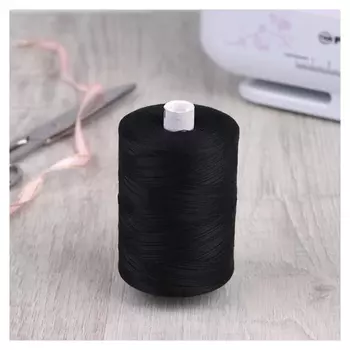 Нитки 45лл, 2500 м, цвет чёрный №6818