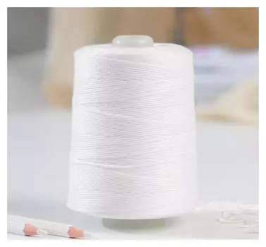 Нитки 460лш, 500 м, цвет белый №0101