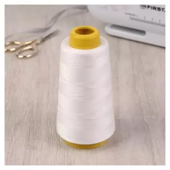 Нитки 50/2, 2700 м, цвет белый