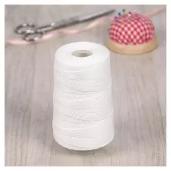 Нитки «Канцелярские» для прошива документов, 640лш, 250 мм, цвет белый