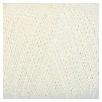 Нитки вязальные "Лилия" 440м/75гр 100% хлопок цвет 0101