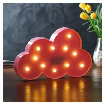 Ночник "Облачко" 11хled батарейки 2хаа 29х3х18 см.