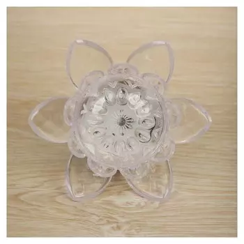 Ночник пластик "Цветочек" 8х8х7,5 см