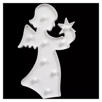 Ночник пластик от батареек 2АА "Ангел" 28х17,5х2,8 см