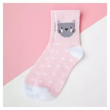 Носки детские Kaftan "Котик" р-р 18-20, розовый