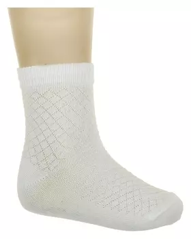 Носки детские лс58, цвет белый, р-р 20-22