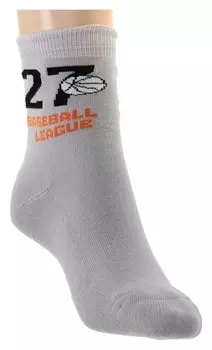 Носки детские махровые, цвет светло-серый, размер 20-22