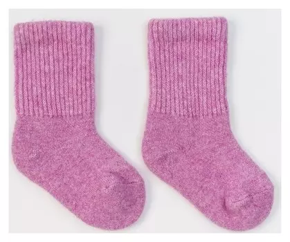 Носки детские шерстяные 02110 цвет розовый, р-р 10-12 см (1)