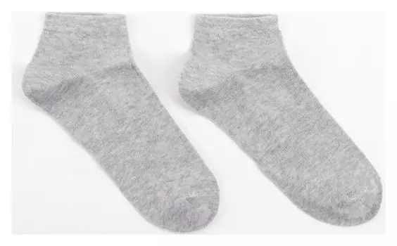 Носки мужские, цвет светло-серый, размер 25