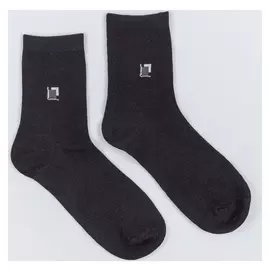 Носки мужские, размер 25, цвет чёрный