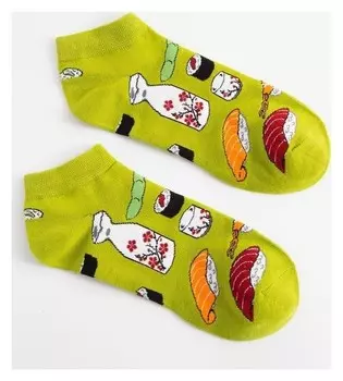 Носки укороченные Minaku «Суши» размер 36-41 (23-27 см)