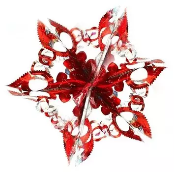 Новогоднее украшение "Ажурная звезда"