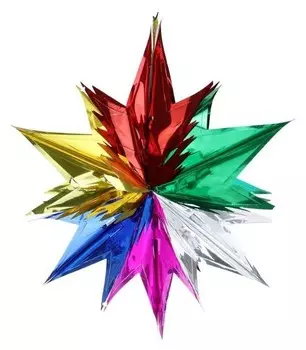 Новогоднее украшение "Яркая звезда"