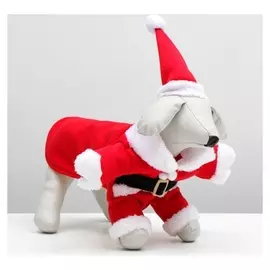 Новогодний костюм для собак "Клаус", L
