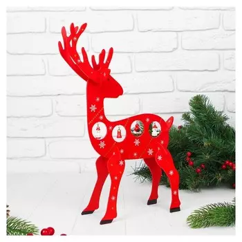Новогодний сувенир "Олень", с подвесами