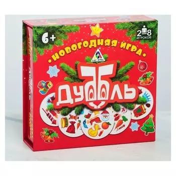 Новогодняя игра «Дуббль», в подарочной упаковке