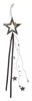 Новогодняя подвеска «Звезда» 12×67 см