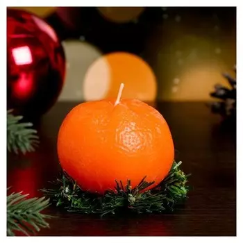 Новогодняя свеча Мандарин