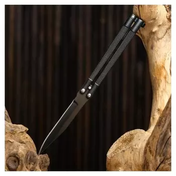 Нож-бабочка "Буратино" сталь - 420, рукоять - сталь, 19 см