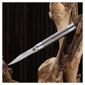 Нож-бабочка "Буратино" сталь - 420, рукоять - сталь, 19 см 6630475