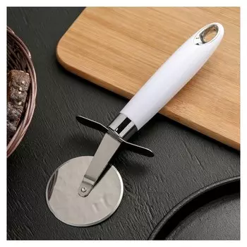 Нож для пиццы и теста "Скина", цвет белый