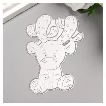 Нож для вырубки сталь "Маленький лосик" 8,3х6,3 см