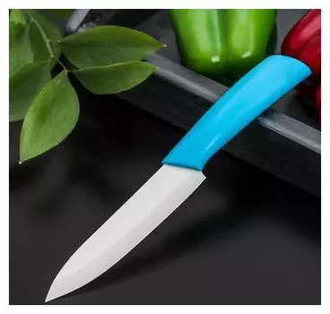 Нож кухонный керамический «Симпл», лезвие 12,5 см, ручка Soft Touch