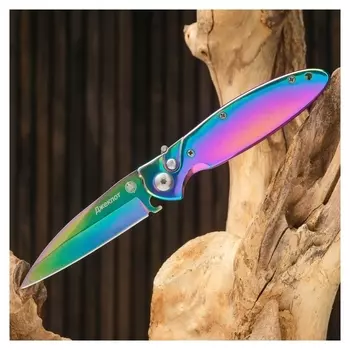 Нож складной автоматический "Джекпот" сталь - 420, рукоять - металл, 20 см